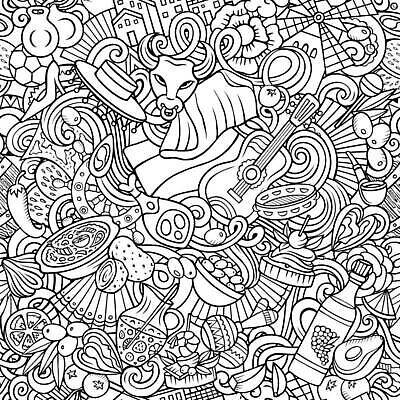 EPS 해외이미지 라이프스타일 유럽 문화 음식 여행 라인일러스트 일러스트 건축양식 자연 벽지 휴가 풍경 야외 축제 기타 역사 스페인 재산 낙서 만화 스케치 타일 오브젝트 황소 윤곽 바르셀로나 랜드마크 마드리드 스페인어 타파스 플라멩코 해외202310 해외일러스트 건축 나라 예술 현악기 미술 생활 금융 세계문화유산 소 애피타이저 생태계 파일형식 벡터