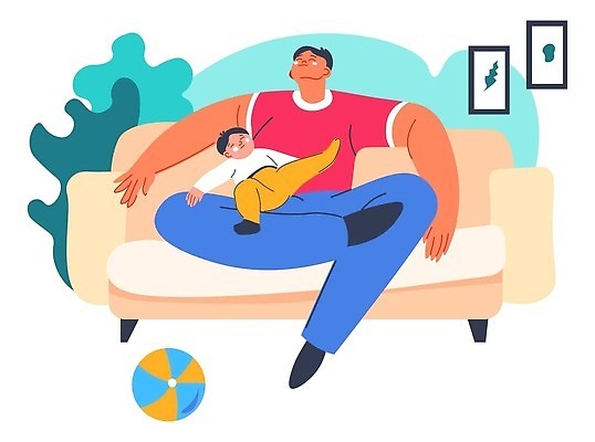 EPS 해외이미지 남자 행복 아들 어린이 일러스트 공 가족 휴가 주택 함께함 실내 사랑 미소 웃음 사람 앉기 소년 성인 취미 내부 부모 소파 유치원 기쁨 침실 아기 아빠 스마트 걸음마 돌봄 벡터 안락 해외202310 해외일러스트 교육 감정 컨셉 의자 관계 모션 표정 건물 파일형식