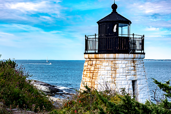 포토 JPG 해외이미지 구름 파도 바다 섬 하늘 등대 풍경 해변 사람없음 건물 초록색 물 미국 흰색 언덕 암초 대서양 랜드마크 해외202310 해외포토 자연요소 건축물 컬러 북아메리카 파일형식