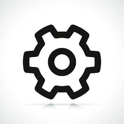 EPS 해외이미지 선 일러스트 바퀴 심볼 사인 톱니바퀴 윤곽 기어 설정 벡터 해외202310 해외일러스트 파일형식