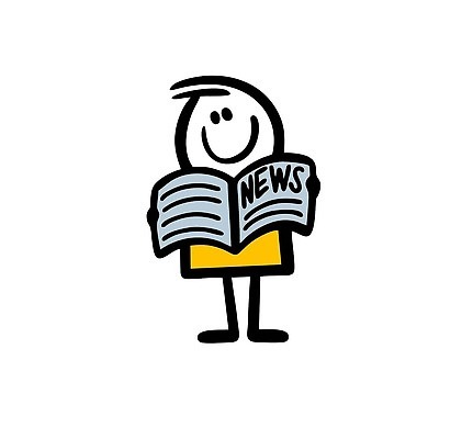 EPS 해외이미지 전신 캐릭터 남자 일러스트 한명 들기 성인 신문 뉴스 읽기 심플 흥미 성인남자한명만 해외202310 해외일러스트 일러캐릭터 1 컨셉 모션 사람 간행물 남자한명만 성인남자만 파일형식 벡터