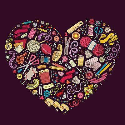 EPS 해외이미지 직업 디자인 산업 일러스트 장신구 창조 취미 장식 유행 장비 수확 도구 바늘 원형 뜨개질 작업실 실 낙서 바느질 만화 천 라인아트 오브젝트 서식 땀 테이프 손그림 실타래 자수 수공예 재단 항목 해외202310 해외일러스트 도형 선 농업 문구용품 직물 공예 파일형식 벡터