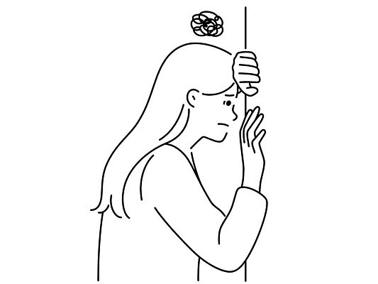 EPS 해외이미지 캐릭터 여자 감정 컨셉 생각 일러스트 스트레스 주택 실내 사람 고통 슬픔 플랫 좌절 고독 만화 불안 고민 걱정 그림 윤곽 문제 붕괴 긴장 다리찢기 나쁜 돌봄 배려 부정적 우울증 이혼 트러블 벡터 반복 해외202310 해외일러스트 일러캐릭터 모션 내부 건물 질병 파일형식