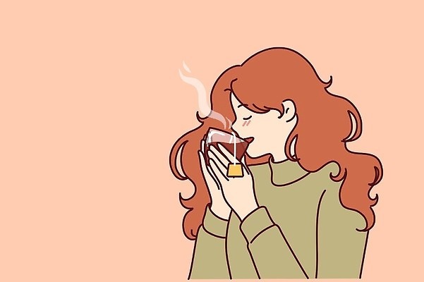 EPS 해외이미지 여자 행복 커피 음료 컨셉 겨울 일러스트 유리 아침 티타임 휴식 따뜻함 서기 사람 컵 머그컵 추위 뜨거움 차 아침식사 수증기 편안함 스웨터 허브 만족 긍정 아로마 고립 단절 카페인 벡터 안락 해외202310 해외일러스트 주간 식물 식기 계절 감정 상의 모션 재질 식사 감각 파일형식 자연요소 옷