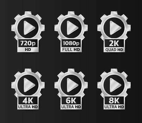 EPS 해외이미지 디자인 컬러 백그라운드 일러스트 가이드 추상 프레임 컴퓨터 세트 3D 라벨 스크린 모니터 텔레비전 황금 가득함 필름 심볼 영화 준비 그림 동영상 비율 정의 주도 벡터 HD 해외202310 해외일러스트 직업 무늬 문화예술 전자제품 예절 디지털합성 파일형식