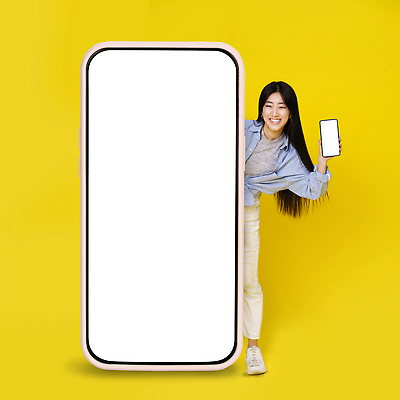 포토 JPG 해외이미지 템플릿 디자인 행복 인터넷 비즈니스 모바일 실내 한명 미소 사람 동양인 스마트폰 핸드폰 노란색 세일 디지털 스크린 공백 흰색 표현 잡기 발표 메시지 어플리케이션 연결 전화기 흥분 전자 보여주기 고립 승자 목업 카피스페이스 셀룰러 밀레니얼 해외202310 해외포토 1 감정 컬러 모션 표정 인종 내부 경제 전자제품 스마트기기 파일형식