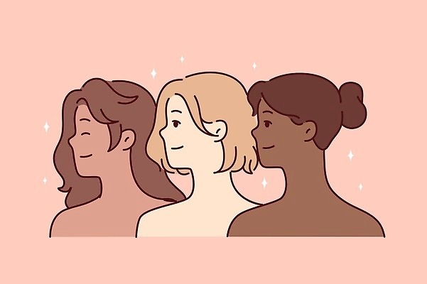 EPS 해외이미지 백인 모델 여자 행복 얼굴 포즈 일러스트 함께함 미소 사람 청춘 뷰티 유행 우정 자유 자신감 그룹 플랫 연결 날씬함 어깨 다문화 긍정 다인종 다민족 고립 다국적 벡터 해외202310 해외일러스트 레이스천 서양인 감정 컨셉 표정 인종 신체부위 친구 직물 사회이슈 몸매 파일형식 외국인 관계