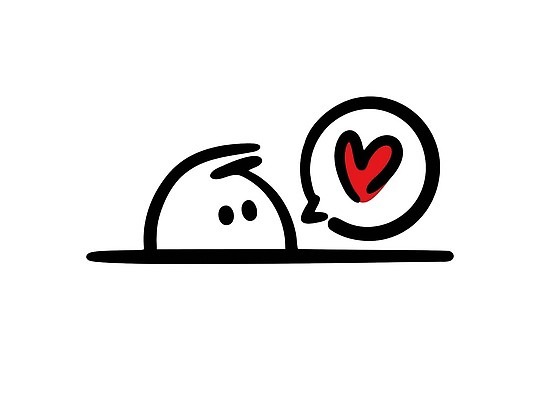 EPS 해외이미지 캐릭터 남자 얼굴 말풍선 일러스트 한명 성인 하트 심플 성인남자한명만 해외202310 해외일러스트 일러캐릭터 모양 1 사람 신체부위 남자한명만 성인남자만 파일형식 벡터