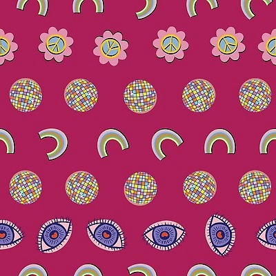 EPS 해외이미지 디자인 꽃 행복 백그라운드 무지개 꽃무늬 패턴 일러스트 표면 추상 사랑 미술 그래픽 컬러풀 유행 평화 보라색 수확 직물 60대 인쇄 심볼 복고 펑키 70대 히피 스타일 벡터 반복 해외202310 해외일러스트 자연요소 식물 노년 감정 컬러 컨셉 무늬 농업 문화예술 파일형식