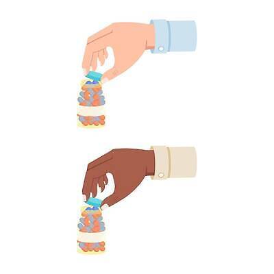 EPS 해외이미지 손 디자인 흑인 일러스트 손가락 사람 인종 치료 알약 약 검은색 흰색 잡기 항아리 플랫 컨테이너 테라피 조제 복용 항생제 벡터 해외202310 해외일러스트 서양인 산업 컬러 의학 모션 신체부위 뷰티 도자기 만들기 파일형식 외국인