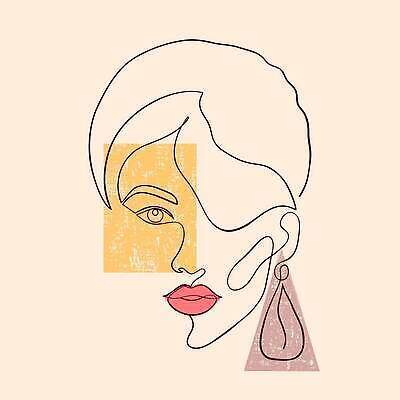 EPS 해외이미지 모델 1 디자인 여자 꽃 포스터 얼굴 선 백그라운드 컨셉 꽃무늬 패턴 일러스트 자연 추상 미술 사람 성인 뷰티 머리 유행 스케치 심볼 입술 사인 그림 기하학 엘리먼트 스타일 벡터 미니멀리스트 미니멀 해외202310 해외일러스트 식물 무늬 문화예술 신체부위 생태계 파일형식