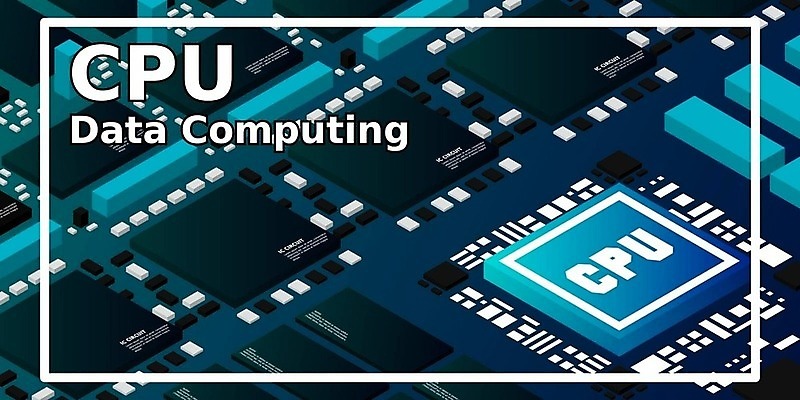 EPS 해외이미지 무료이미지 일러스트 사람없음 파란색 컴퓨터 CPU 해외202310 해외일러스트 컬러 전자제품 컴퓨터부품 파일형식 벡터 무료콘텐츠