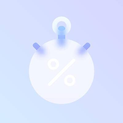 EPS 해외이미지 일러스트 사람없음 파란색 퍼센트 반투명 블러효과 스톱워치 글래스모피즘 해외202310 해외일러스트 디자인 시계 컬러 특수기호 블러 파일형식 벡터 효과