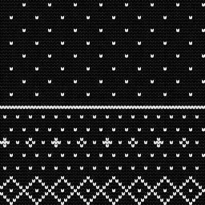 EPS 해외이미지 디자인 패턴 일러스트 사람없음 검은색 뜨개질 해외202310 해외일러스트 컬러 무늬 취미 파일형식 벡터