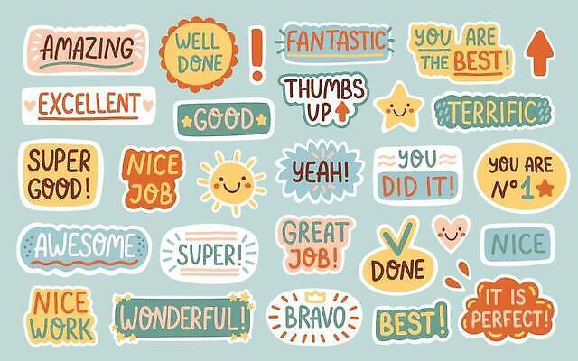 EPS 해외이미지 영어 화살표 별 스티커 일러스트 사람없음 세트 태양 하트 최고 GOOD 민트색 엘리먼트 해외202310 해외일러스트 자연요소 모양 문자 컬러 파일형식 벡터