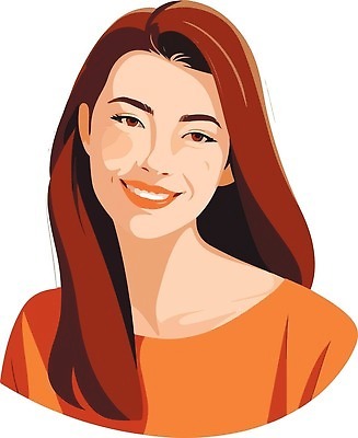 EPS 해외이미지 클립아트 모델 캐릭터 라이프스타일 여자 행복 감정 얼굴 백그라운드 일러스트 미소 사람 뷰티 머리 유행 플랫 우아함 피부 흰배경 머리장식 내추럴 고립 아바타 스타일 힙스터 벡터 해외202310 해외일러스트 일러캐릭터 패션 컨셉 표정 생활 신체부위 장식 흰색 파일형식