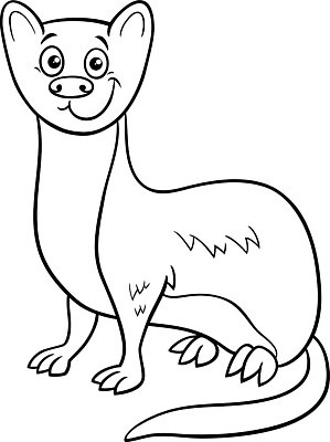 EPS 해외이미지 클립아트 동물 캐릭터 디자인 행복 야생동물 일러스트 포유류 자연 동물원 종류 그래픽 책 검은색 흰색 만화 그림 페이지 마스코트 색칠공부 벡터 해외202310 해외일러스트 일러캐릭터 감정 컬러 학습 색칠 생태계 파일형식