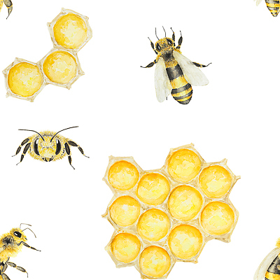 JPG 해외이미지 일러스트 사람없음 달콤 꿀벌 꿀 벌집 허니콤 해외202310 해외일러스트 모양 맛 벌_곤충 파일형식