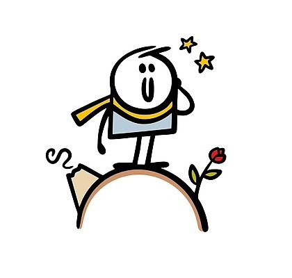 EPS 해외이미지 전신 캐릭터 남자 별 일러스트 한명 성인 장미 목도리 화산 심플 어린왕자 성인남자한명만 해외202310 해외일러스트 일러캐릭터 자연요소 1 잡화 꽃 동화 산 사람 남자한명만 성인남자만 파일형식 벡터