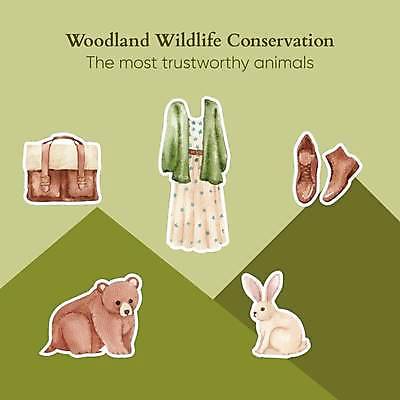 EPS 해외이미지 옷 원피스 신발 스티커 가방 곰 사람없음 토끼 분위기 해외202310 해외일러스트 동물 잡화 컨셉 포유류 반려동물 파일형식 벡터