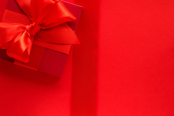 포토 JPG 해외이미지 리본 백그라운드 포장 선물 사람없음 빨간색 상자 화려 카피스페이스 해외202310 해외포토 컬러 컨셉 공백 파일형식