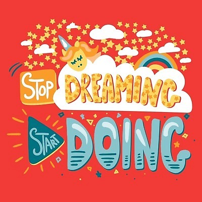 EPS 해외이미지 무지개 일러스트 타이포그라피 사람없음 꿈 화려 정지 시작 속담 유니콘 레터링 해외202310 해외일러스트 자연요소 문자 컨셉 모션 파일형식 벡터