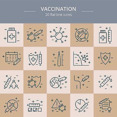 EPS 해외이미지 편집 선 과학 일러스트 건강 병원 주사기 사람 치료 세트 픽토그램 약 의사 바이러스 보호 질병 예방 윤곽 감염 방패 주사약 테라피 박테리아 고립 면역력 백신 복용 예방접종 증명서 타격 벡터 코로나바이러스 해외202310 해외일러스트 컨셉 의학 의료기기 모션 뷰티 의료진 접종 파일형식
