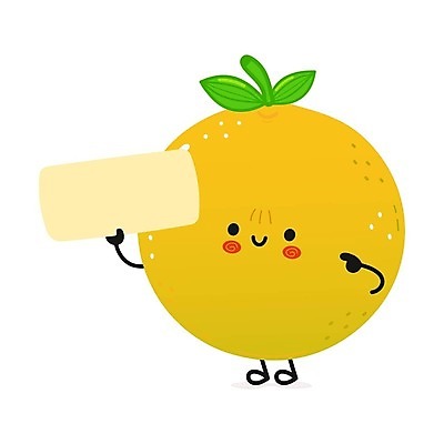 EPS 해외이미지 일러스트 들기 사람없음 귀여움 가리킴 자몽 과일캐릭터 해외일러스트 일러캐릭터 캐릭터 컨셉 과일 모션 손짓 파일형식 벡터