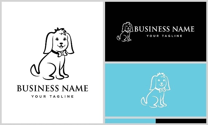 EPS 해외이미지 동물 선 일러스트 앉기 그래픽 강아지 낙서 스케치 문신 심볼 그림 윤곽 손그림 몸단장 고립 활자 벡터 해외202310 해외일러스트 모션 미술 반려동물 개 활자판 파일형식