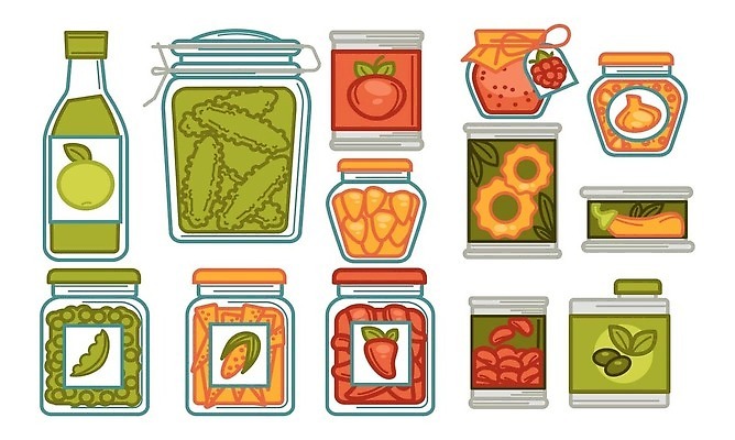 EPS 해외이미지 전통 음식 채소 일러스트 재료 오이 건강 마늘 옥수수 시골 신선 항아리 맛 보호 사과 작음 만화 먹기 향신료 유기농 올리브 피클 소금 후추 통조림 내추럴 딜 러시아인 식초 식품점 절임 짠맛 채식주의자 핸드메이드 벡터 그리너리 맛있는 해외202310 해외일러스트 서양인 웰빙 열매 컨셉 과일 모션 곡류 상점 도자기 크기 채식 향미료 파일형식 트랜드컬러