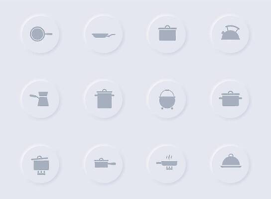 EPS 해외이미지 그릇 식기 접시 일러스트 가정 유리 주전자 주택 그림자 컵 물 빛 픽토그램 주방 식사 저녁식사 웹 장비 회색 튀김 기구 원형 프라이팬 빨래 냄비 심볼 사인 고무 스펀지 UI 고립 벡터 해외202310 해외일러스트 자연요소 도형 음식 컬러 가사 인터넷 재질 주방용품 건물 솥 파일형식
