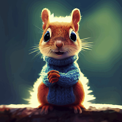 JPG 해외이미지 동물캐릭터 일러스트 사람없음 반려동물 만화 다람쥐 해외202310 해외일러스트 일러캐릭터 동물 캐릭터 설치류 파일형식