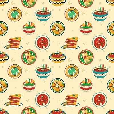 EPS 해외이미지 전통 접시 배너 문화 음식 컨셉 패턴 채소 일러스트 자연 고추 멕시코 육류 요리 컬러풀 식사 치킨 샐러드 수확 뜨거움 플랫 만화 먹기 향신료 매움 복고 라임 후추 타코 점심식사 고립 전국 벡터 해외202310 해외일러스트 식기 컬러 북아메리카 무늬 농업 과일 식재료 모션 맛 생태계 닭고기요리 향미료 파일형식