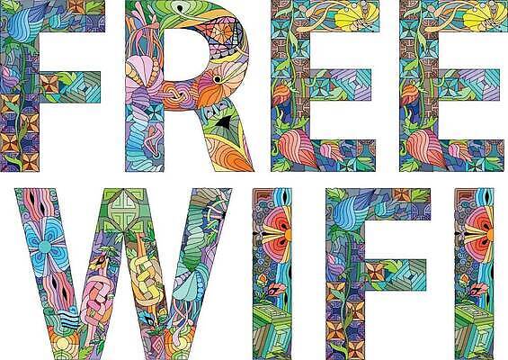 EPS 해외이미지 일러스트 텍스트 사람없음 와이파이 무료 젠탱글 해외202310 해외일러스트 무선인터넷 파일형식 벡터