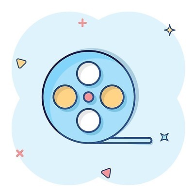 EPS 해외이미지 하늘색 일러스트 사람없음 반짝임 삼각형 필름 심플 해외202310 해외일러스트 도형 모션 파란색 파일형식 벡터