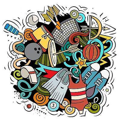 EPS 해외이미지 클립아트 디자인 옷 수영복 포스터 스포츠용품 스포츠 포즈 신발 스티커 유니폼 다이어트 일러스트 공 건강 장식 컬러풀 수영 게임 볼링 목표 낙서 만화 수집 다트 심볼 연습 오브젝트 다이빙 체육관 엽서 테이프 모음 물갈퀴 고립 구성 목록 해외202310 해외일러스트 컬러 컨셉 놀이 문구용품 구기 수상스포츠 편지 수중스포츠 파일형식 벡터