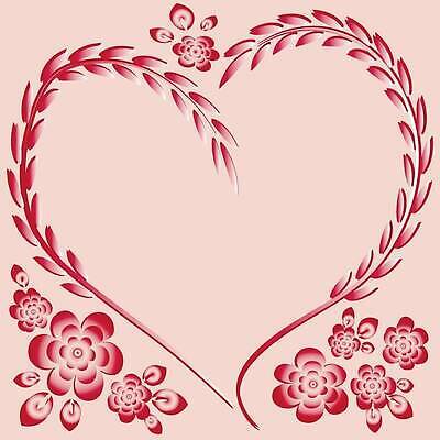 EPS 해외이미지 디자인 꽃 분홍색 백그라운드 일러스트 프레임 사랑 사람없음 하트 해외202310 해외일러스트 모양 식물 감정 컬러 파일형식 벡터