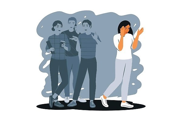 EPS 해외이미지 캐릭터 감정 컨셉 일러스트 스트레스 놀람 고통 슬픔 마음 사회 그룹 좌절 고독 군중 무서움 수줍음 불안 공포 문제 긴장 일반 고립 소셜 정신과 혼란 벡터 해외202310 해외일러스트 일러캐릭터 표정 병원 사람 공동체 파일형식