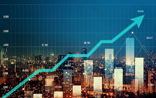 포토 JPG 해외이미지 화살표 백그라운드 그래프 빌딩 사람없음 건물 금융 성장 도시 투자 상승 다중노출 해외202310 해외포토 건축물 컨셉 비즈니스 촬영기법 경제 파일형식
