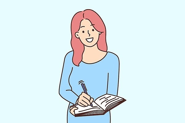 EPS 해외이미지 직업 여자 교육 종이 컨셉 일러스트 잉크 창조 사람 책 연필 다이어리 쪽지 공책 업무 기자 클래식 잡지 계획 편지 작가 보고서 그림 문서 윤곽 서명 편지쓰기 목차 벡터 해외202310 해외일러스트 문구용품 학용품 간행물 필기구 사무용품 기록 작업 파일형식