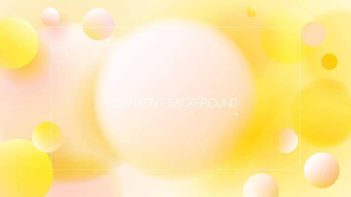 EPS 해외이미지 백그라운드 패턴 일러스트 타이포그라피 사람없음 노란색 원형 화려 그라데이션 해외202310 해외일러스트 도형 문자 컬러 컨셉 무늬 파일형식 벡터