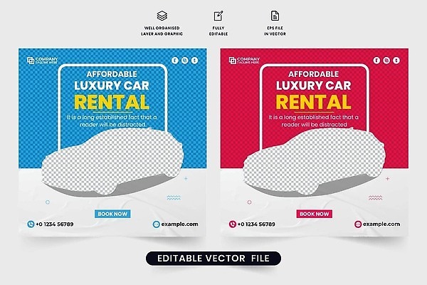 EPS 해외이미지 템플릿 배너 포스터 인터넷 일러스트 비즈니스 교통시설 자동차 그래픽 고급 수리 서비스 레이아웃 스포츠카 승진 대여 렌탈 마케팅 소셜미디어 벡터 미니멀리스트 미니멀 해외202310 해외일러스트 육상교통 교통 컨셉 시설 파일형식