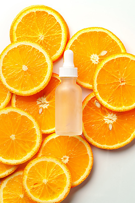 포토 JPG 해외이미지 조각 백그라운드 오렌지 단면 사람없음 노란색 화장품 신선 피부관리 향기 앰플 카피스페이스 해외202310 해외포토 컬러 과일 뷰티 공백 냄새 파일형식