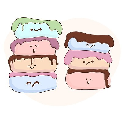 EPS 해외이미지 템플릿 포스터 음식 컬러 일러스트 휴가 디저트 사탕 이벤트 컬러풀 케이크 초콜릿 얼음 빵집 원형 구멍 생일 도넛 달콤 맛 아침식사 만화 설탕 크림 전국 특별함 페스츄리 핸드메이드 맛있는 해외202310 해외일러스트 자연요소 도형 기념일 빵 컨셉 상점 식사 파일형식 벡터