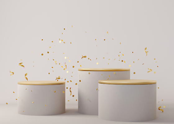 포토 JPG 해외이미지 백그라운드 사람없음 공간 금색 원형 꽃가루 단상 포디움 해외202310 해외포토 도형 컬러 무대 가루 파일형식