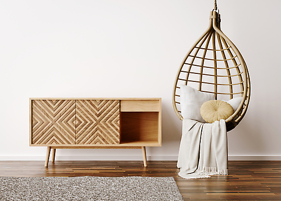 포토 JPG 해외이미지 실내 사람없음 인테리어 공백 카펫 공간 서랍장 나무바닥 흔들의자 목업 해외202310 해외포토 디자인 가구 의자 바닥 내부 파일형식