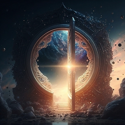 JPG 해외이미지 일러스트 사람없음 빛 판타지 우주 구멍 터널 신비 질감 공상 환상 SF 해외202310 해외일러스트 길 컨셉 상상 파일형식