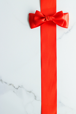 포토 JPG 해외이미지 리본 선 사람없음 빨간색 하이앵글 흰색 대리석 해외202310 해외포토 뷰포인트 컬러 재료 파일형식