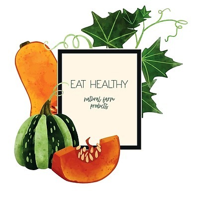 EPS 해외이미지 줄기 조각 일러스트 호박 단면 프레임 씨앗 사람없음 유기농 손그림 호박잎 비건 해외202310 해외일러스트 식물 웰빙 잎 채소 채식주의자 파일형식 벡터