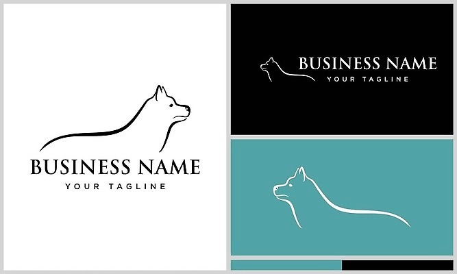 EPS 해외이미지 동물 템플릿 디자인 실루엣 선 백그라운드 컨셉 일러스트 회사 비즈니스 추상 병원 미술 그래픽 라벨 상점 검은색 개 심볼 사인 고립 엘리먼트 벡터 해외202310 해외일러스트 컬러 무늬 포유류 의학 문화예술 프레임 촬영기법 파일형식